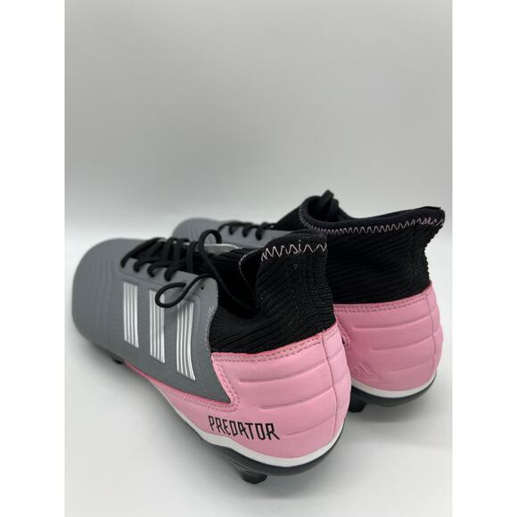 adidas Women's Predator 19.3 FG Soccer Cleats F97528 Grey/Pink Size 12 NWT - Picture 11 of 16